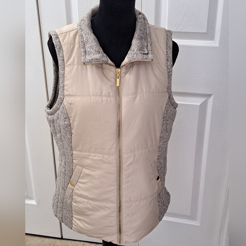 Style & Co. Quilted Sweater Vest Size L